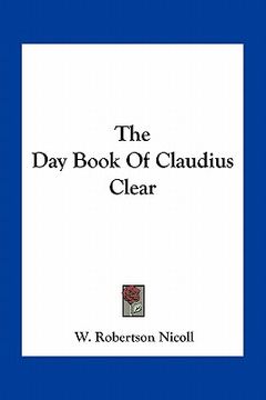 portada the day book of claudius clear (in English)