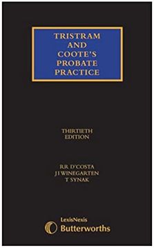 portada Tristram and Coote'S Probate Practice (en Inglés)
