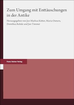 portada Zum Umgang Mit Enttauschungen in Der Antike (in German)