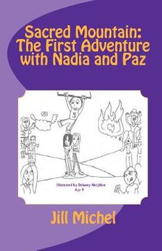portada sacred mountain: the first adventure with nadia and paz