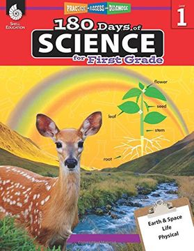 portada 180 Days of Science for First Grade (Grade 1): Practice, Assess, Diagnose (180 Days of: Practice - Assess - Diagnose) (in English)