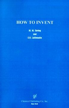 portada how to invent (en Inglés)