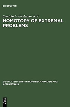 portada Homotopy of Extremal Problems: Theory and Applications (de Gruyter in Nonlinear Analysis and Applications 11) (de Gruyter Series in Nonlinear Analysis and Applications) (en Inglés)