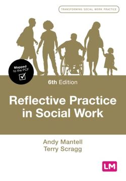 portada Reflective Practice in Social Work (Transforming Social Work Practice Series) (en Inglés)