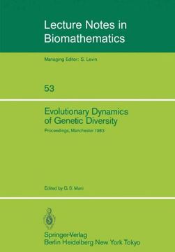 portada evolutionary dynamics of genetic diversity: proceedings of a symposium held in manchester, england, march 29-30, 1983 (en Inglés)