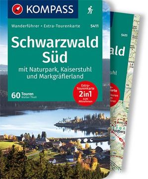 portada Kompass Wanderführer Schwarzwald süd mit Naturpark, Kaiserstuhl und Markgräflerland, 60 Touren (en Alemán)