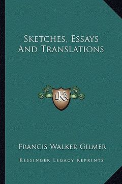 portada sketches, essays and translations (in English)