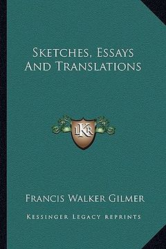 portada sketches, essays and translations (en Inglés)