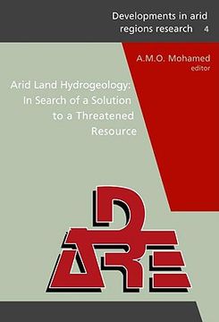 portada arid land hydrogeology: in search of a solution to a threatened resource: proceedings of the third joint uae-japan symposium on sustainable gcc enviro (en Inglés)