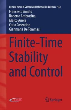 portada Finite-Time Stability and Control (Lecture Notes in Control and Information Sciences)