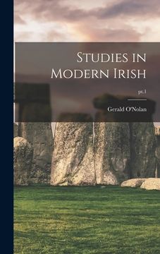 portada Studies in Modern Irish; pt.1 (en Inglés)