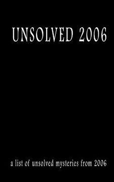 portada Unsolved 2006 (en Inglés)