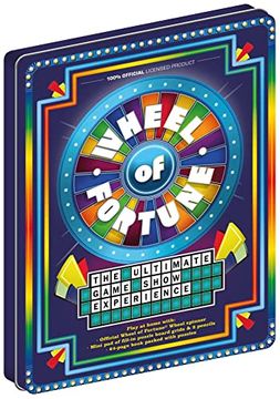 portada Wheel of Fortune Game Tin: With Official Wheel of Fortune Wheel Spinner and Tons of Puzzles! (en Inglés)