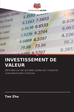 portada Investissement de Valeur (en Francés)