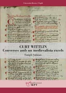 portada Curt Wittlin: Converses amb un Medievalista Excels (en Catalán)