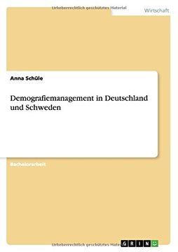 portada Demografiemanagement in Deutschland und Schweden (German Edition)