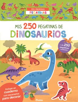 portada Mis 250 Pegatinas. Dinosaurios