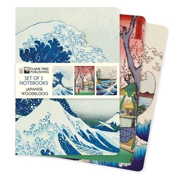 portada Japanese Woodblocks set of 3 Standard Notebooks 