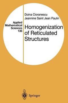 portada homogenization of reticulated structures (en Inglés)