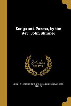 portada Songs and Poems, by the Rev. John Skinner