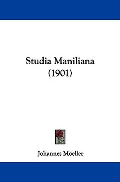 portada studia maniliana (1901) (in English)