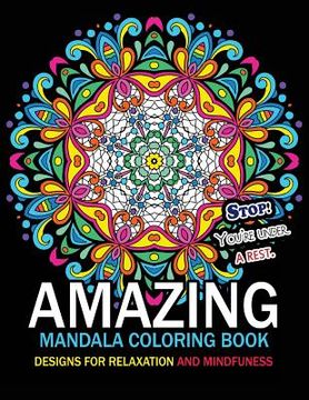 portada Amazing Mandalas Adult coloring Book (en Inglés)