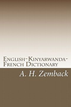 portada english-kinyarwanda-french dictionary (en Inglés)