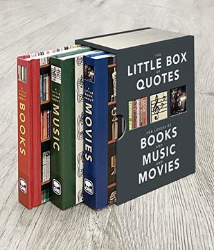 portada The Little box of Quotes: For Lovers of Books, Music and Movies (en Inglés)