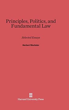 portada Principles, Politics, and Fundamental law (en Inglés)