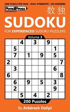 portada Sudoku Book for Experienced Puzzlers: 200 Puzzles (Volume 3) (en Inglés)