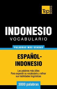 portada Vocabulario español-indonesio - 3000 palabras más usadas (in Spanish)