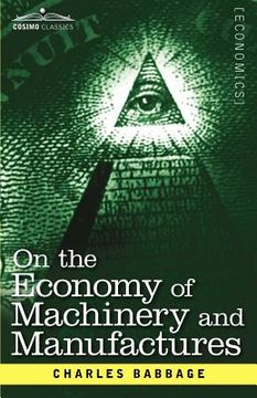 portada on the economy of machinery and manufactures (en Inglés)
