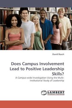 portada does campus involvement lead to positive leadership skills? (en Inglés)