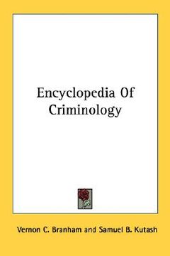 portada encyclopedia of criminology