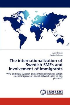 portada the internationalization of swedish smes and involvement of immigrants (en Inglés)