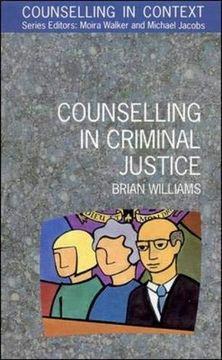 portada Counselling in Criminal Justice (Counselling in Context) (in English)