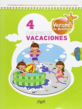 portada Cuaderno vacaciones 4 -Verano Aventura 4 (LIBROS DE TEXTO) (in Spanish)