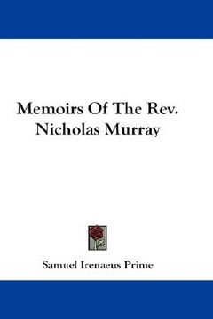 portada memoirs of the rev. nicholas murray