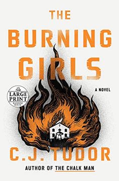portada The Burning Girls: A Novel (Random House Large Print) (en Inglés)