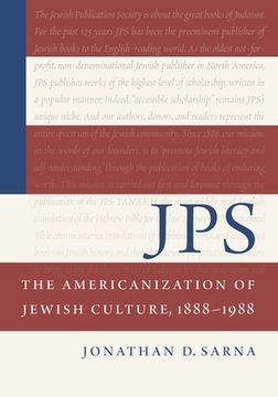 portada Jps: The Americanization of Jewish Culture, 1888-1988 (en Inglés)