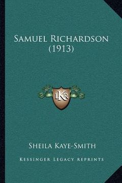 portada samuel richardson (1913) (en Inglés)
