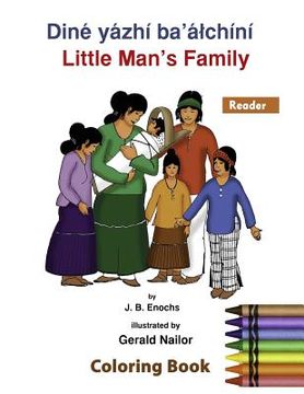 portada Little Man's Family Coloring Book: The Reader (en Inglés)