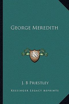 portada george meredith (en Inglés)