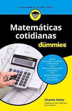 portada Matemáticas Cotidianas Para Dummies (in Spanish)