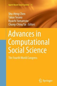 portada Advances in Computational Social Science: The Fourth World Congress (in English)