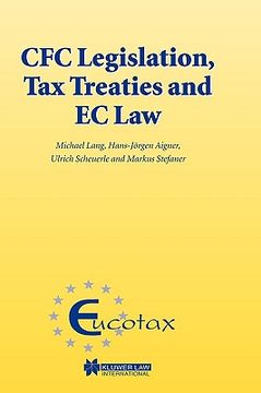 portada cfc legislation, tax treaties and ec law (en Inglés)