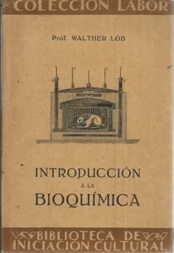 portada Introducción A La Bioquímica.