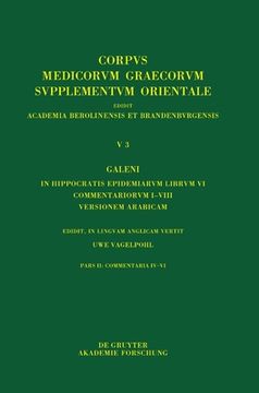 portada Galeni In Hippocratis Epidemiarum librum VI commentariorum I-VIII versio Arabica (en Árabe)