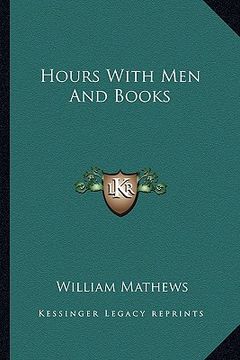 portada hours with men and books (en Inglés)