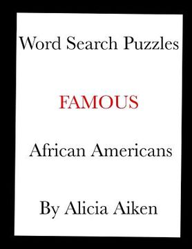 portada Word Search Puzzles: Famous African Americans (en Inglés)